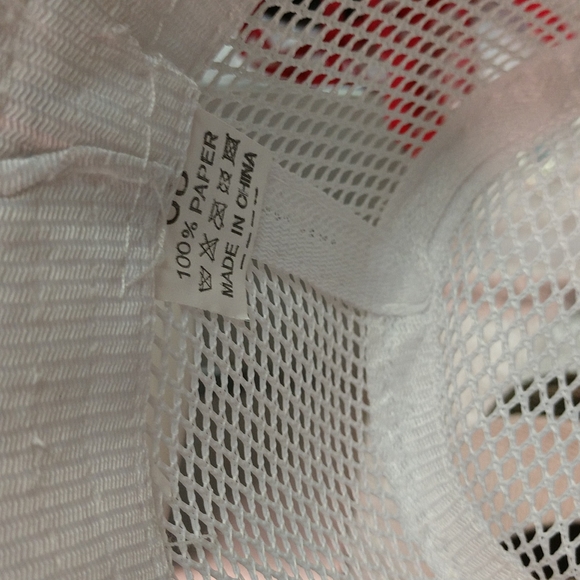 Unisex Mesh White Fedora Hat With Faux Leather Strap Buckle Boho Streetwear - Picture 14 of 14